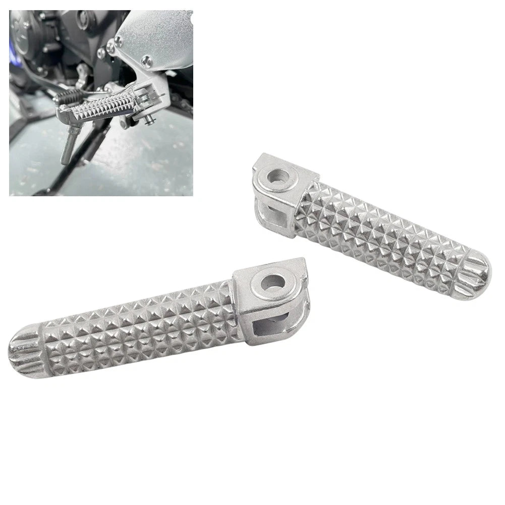 Front Foot Pegs for Yamaha YZF R1 R3 R6 FZ07 FZ09 FZ10 FZ6 FZ8 FZ1 (2000–2023)