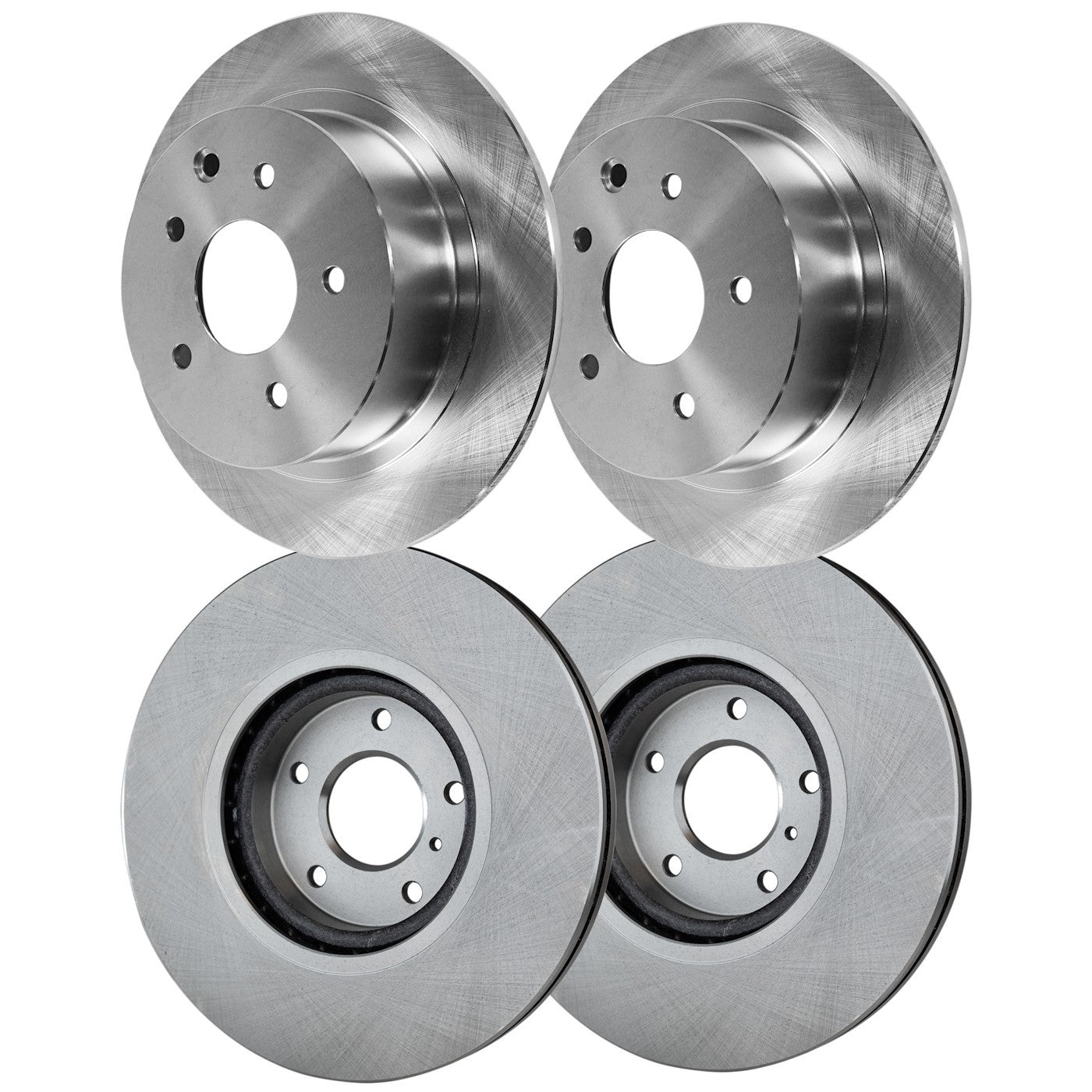 Front and Rear Disc Brake Rotors for Nissan Altima, Maxima (2005–2008)