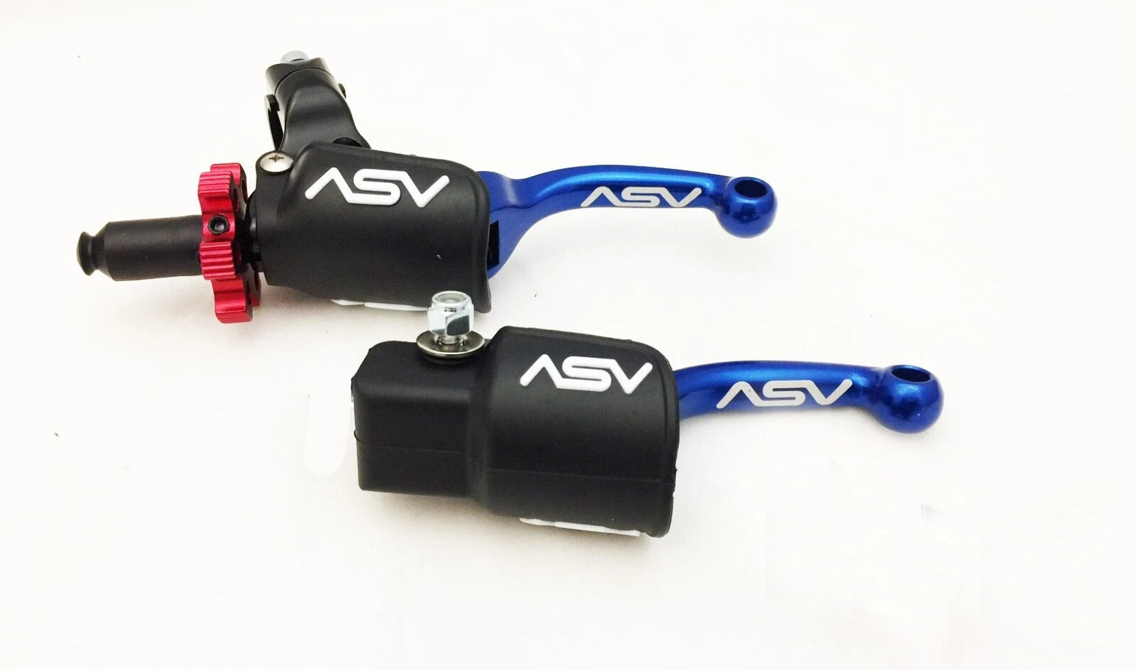 ASV F3 Front Brake Clutch Perch Lever Shorty Blue for Yamaha YZ 450F (2016–2023)