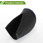 Gear Shift Knob Cover for Toyota Corolla (2009–2013) Black Carbon Fiber Blue