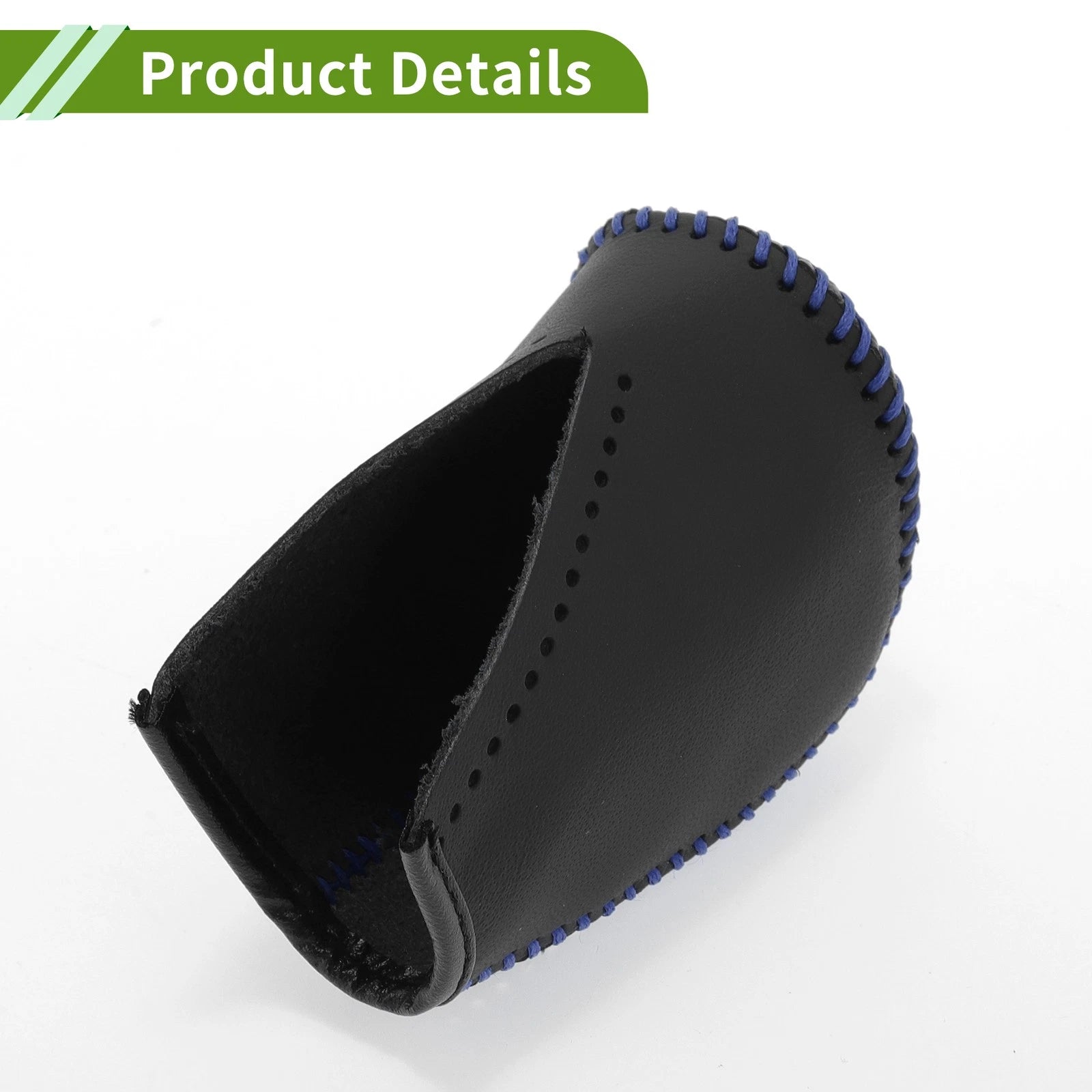 Gear Shift Knob Cover for Toyota Corolla (2009–2013) Black Carbon Fiber Blue