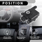 HVAC Heater Blend Door Control Actuator No.971242H000 for Hyundai Elantra (2006–2010)