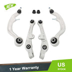 Set of 4 Front Lower Control Arms and Ball Joints for INFINITI G35 RWD (2003–2009)