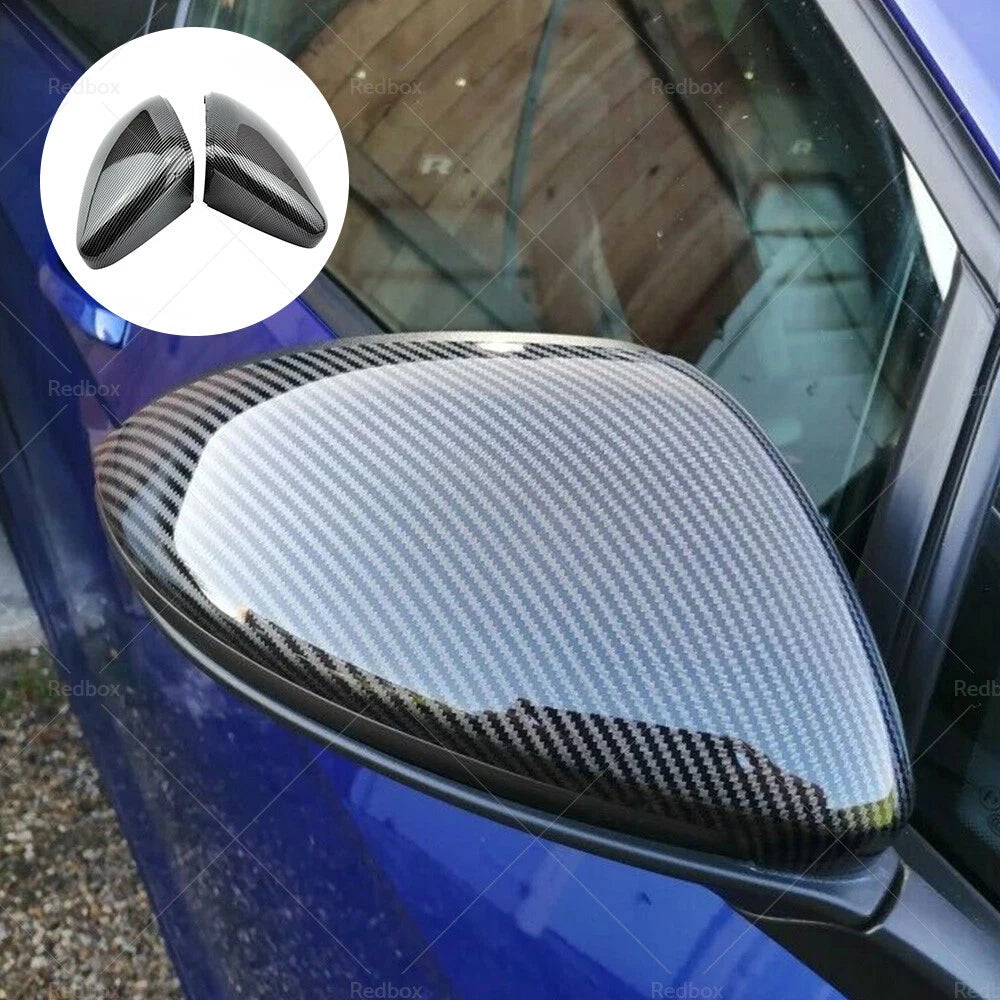 Carbon Fiber Mirror Caps for VW Golf MK7 MK7.5 TSI TDI GTI R (2013–2020)