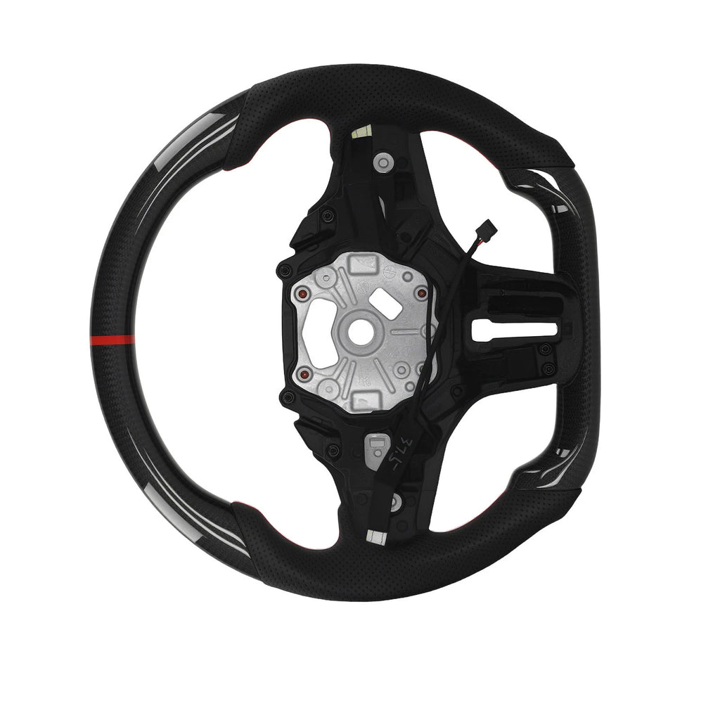 Real Carbon Fiber Steering Wheel for BMW F40 F44 G20 G21 G22 G28 (2019–2024)