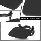 Set of 2 Headlight Washer Cover Caps for Audi A4 B8 (2008–2012)