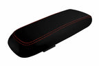 Carbon Fiber Console Lid Cover for Dodge Intrepid (1998–2004) Black Red Stitch