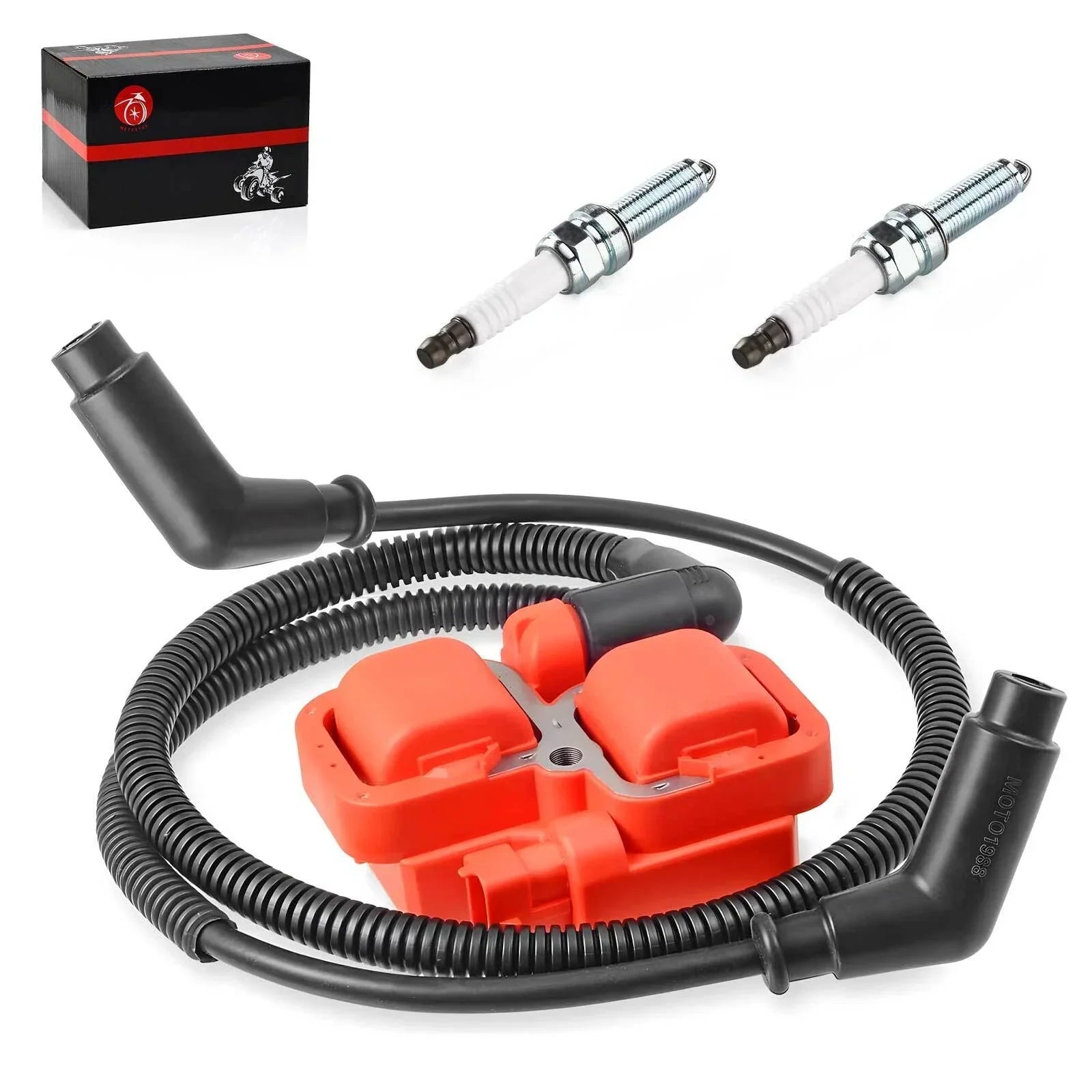 Ignition coil & Spark plug w/Wire Cap for Can-Am Maverick 1000R (2013–2018)