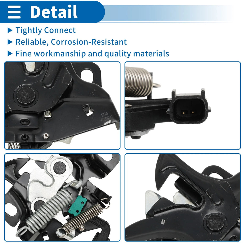Hood Latch Assembly for Honda Accord 2.4L 3.5L (2008–2012) No.74120TA0A01