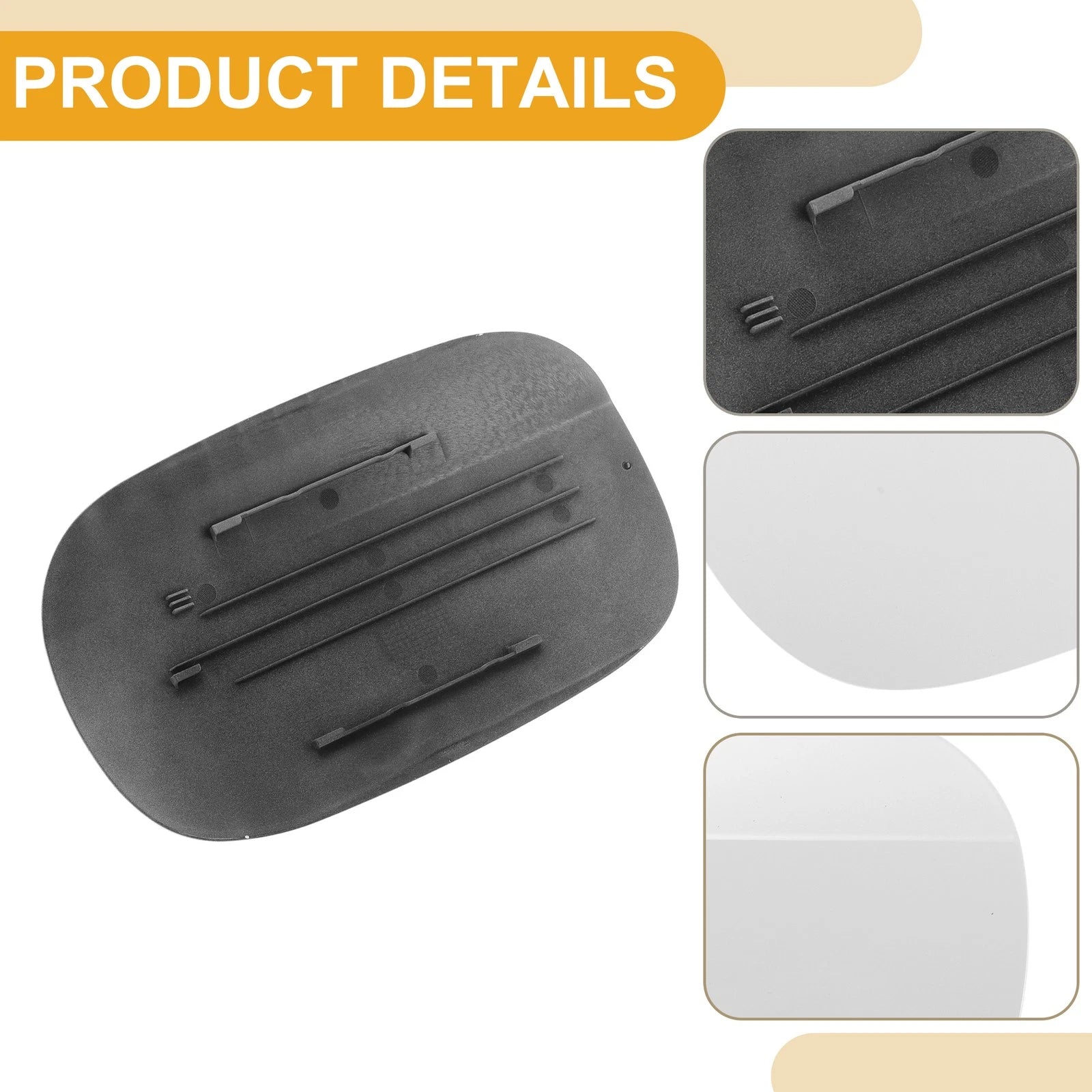 Fuel Tank Door Cap for Mercedes-Benz E200 (2015–2019) Clip Type No.A2056304404 White
