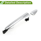 Exterior Door Handle for Kia Picanto (2011–2016) Silver Tone Rear Right