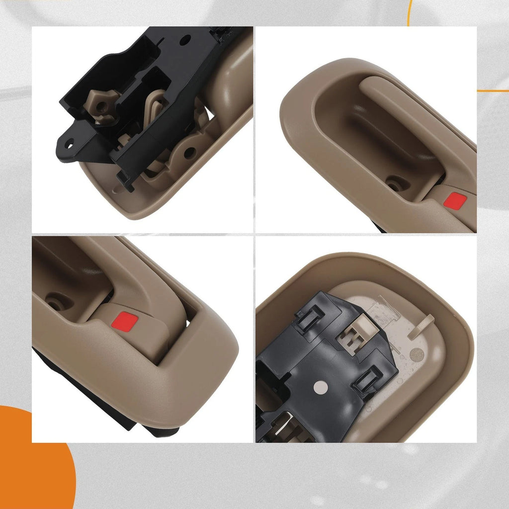 Front Left Interior Handle Beige for Toyota Sienna (1998–2003) 69278-08010 80533