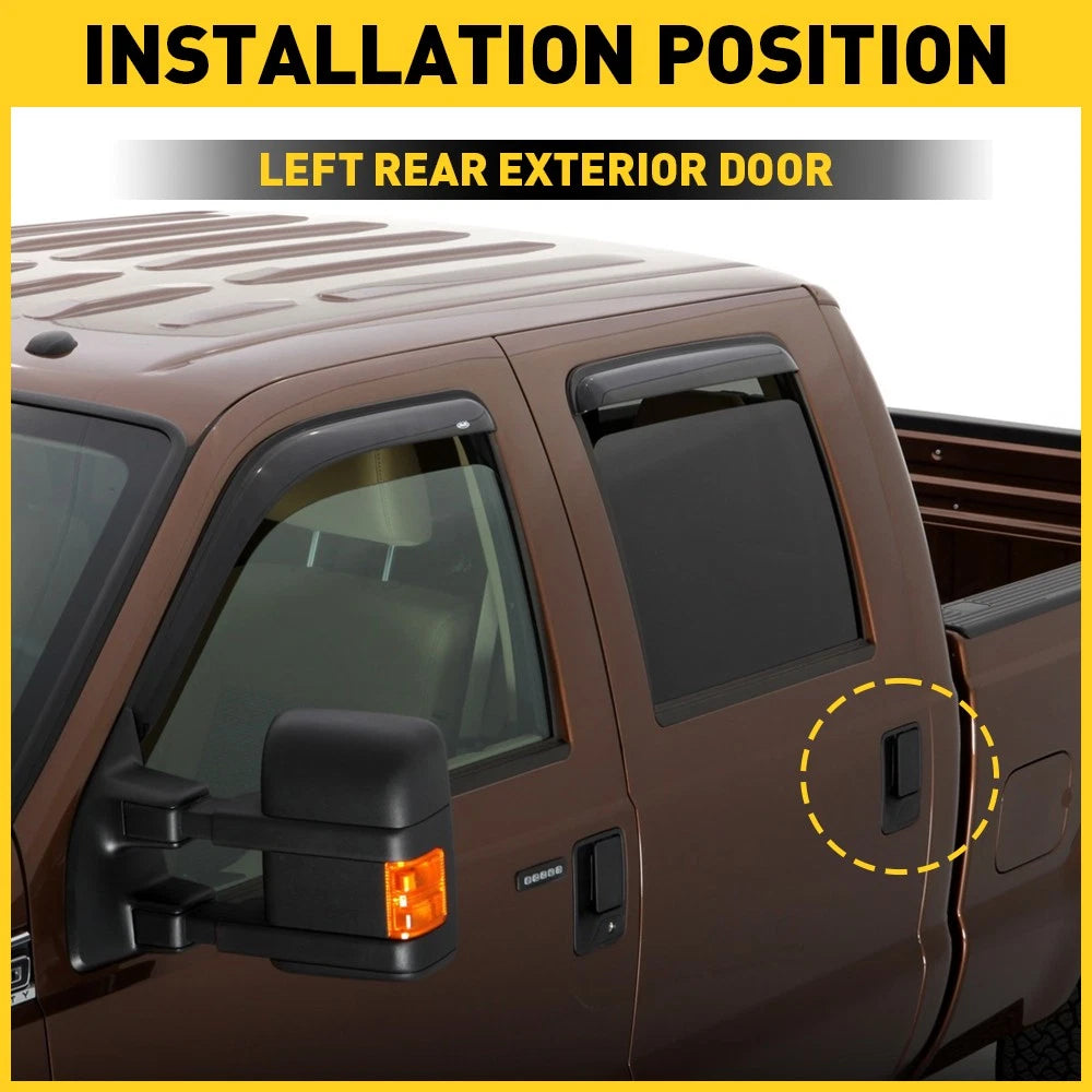 Outside Door Handle for Ford Super Duty F250 F350 (1999–2016) Left Rear EXV