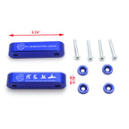 JDM Password Blue Hood Spacer Risers for Acura Integra & Civic (1988-2001)