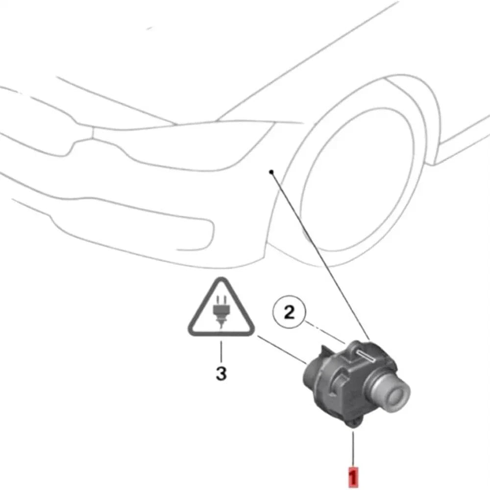 Front Left Bumper Side View Camera for BMW (2016-2023)