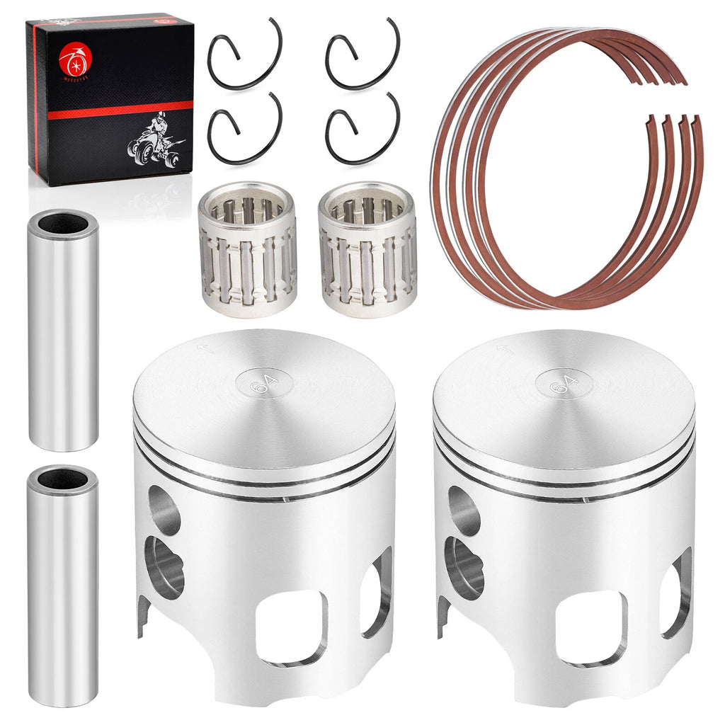 64mm Forged Pro Lite Pistons & Ring Bearing Kit for Banshee 350 (1987–2006)