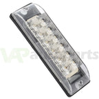 6X LED White Side Marker Turn Light for Pickup Truck Lorry (8 Inch)