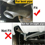 Stainless Steel Rear Exhaust Pipe Tail Muffler Tip for Honda Civic (2016–2020)
