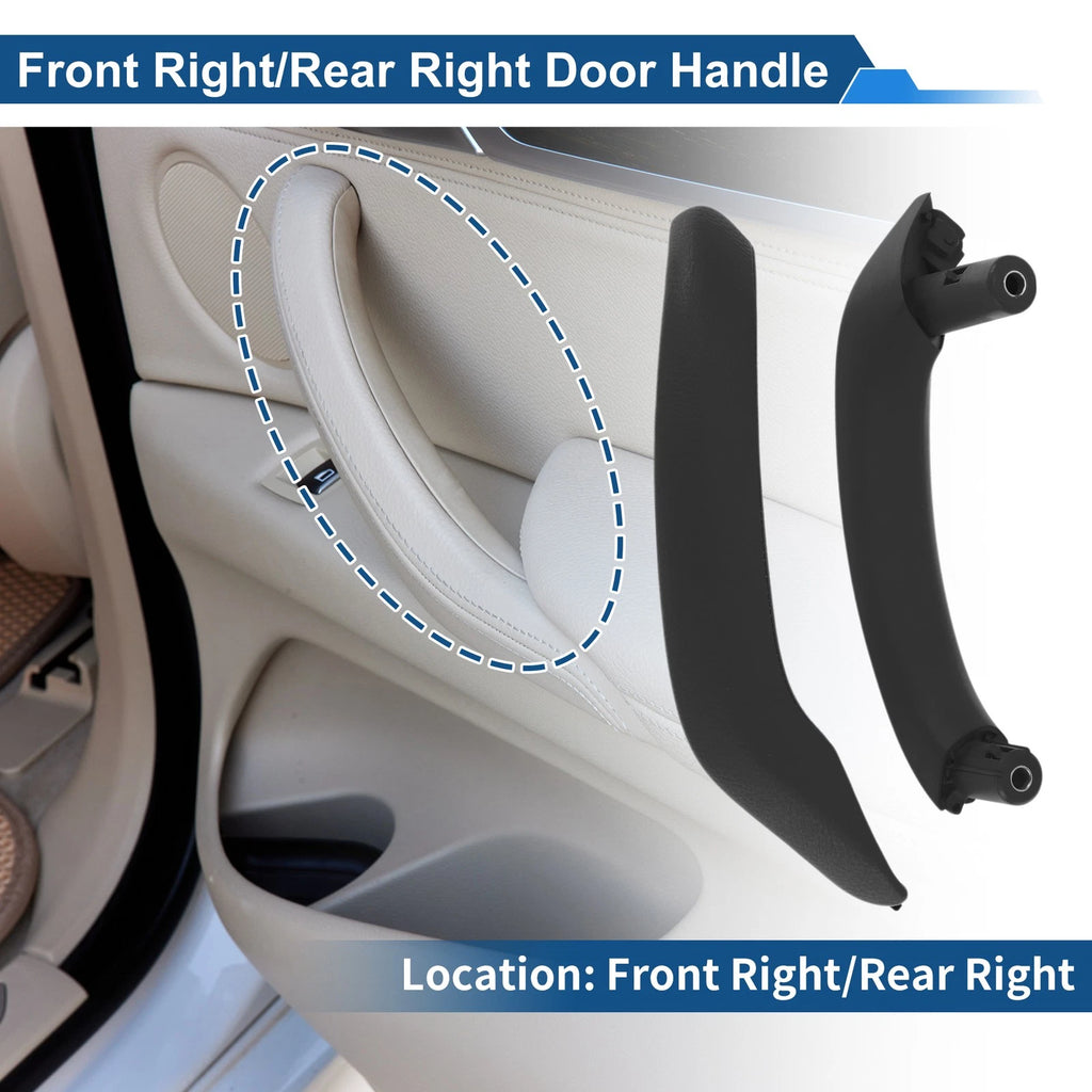 Front Driver Side Inner Door Panel Handle for BMW X3 F25 (2010–2016) Black