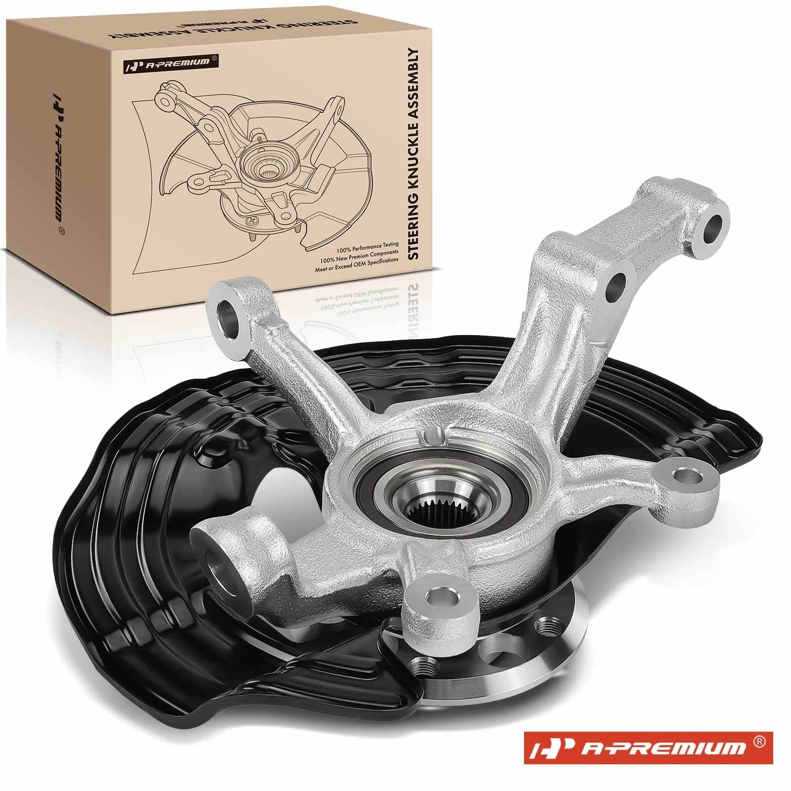 Front Left Steering Knuckle & Hub Bearing for Mercedes-Benz CLA/GLA (2014–2020)