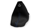 Manual Shift Boot Cover for Chevrolet Cavalier (2000–2005) Carbon Fiber Blue Stitch