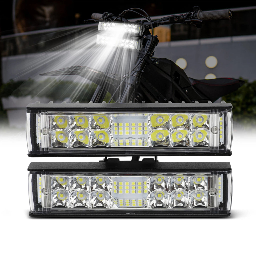 LED Headlight Dual Light Bar & Bracket for Talaria Sting R MX4 eBike