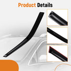 Set of 4 Outside Mount Rain Guards for Ford Explorer (2011–2019)
