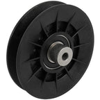 2 V-Idler Pulleys for John Deere X300 X304 X305R X310 X320 X330 (2007–2019) AM138080 AM138079