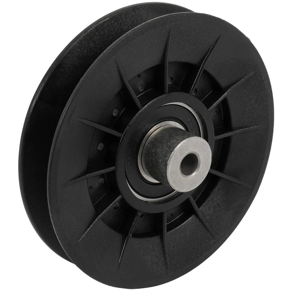 2 V-Idler Pulleys for John Deere X300 X304 X305R X310 X320 X330 (2007–2019) AM138080 AM138079