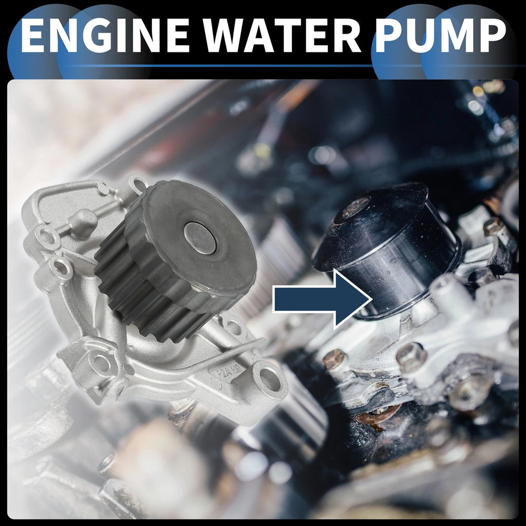 Water Pump for Honda Civic 1.7L (2001–2005) No. 19200PLMA01S1/14400PLM004 w/ Seals Kit