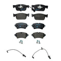 Hella Disc Brake Pad Kit with Sensors for Audi A4