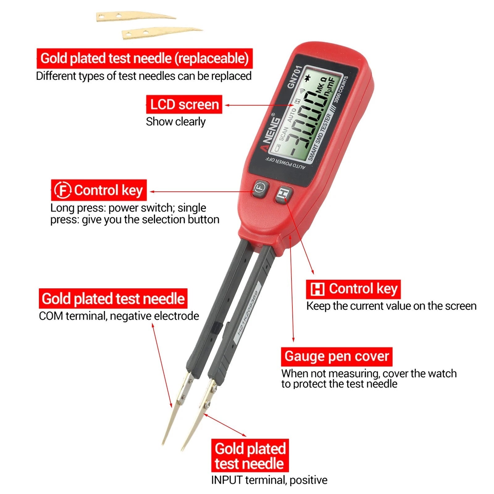 Digital Meter GN701 for Automotive Repairs (2010–2023)