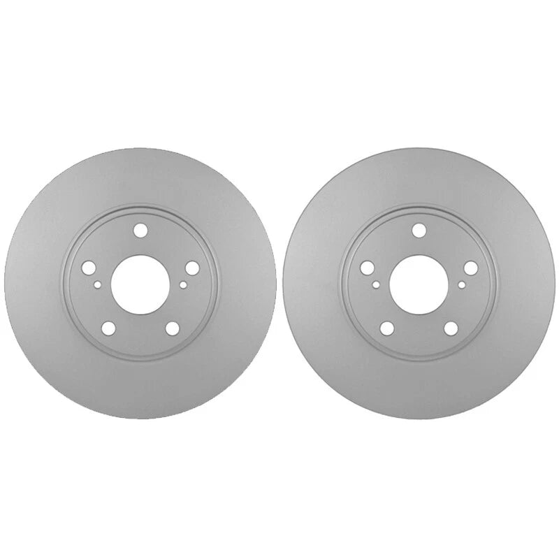 Set of 2 Front Vented Disc Brake Rotors for Toyota Lexus (OEM 296mm)