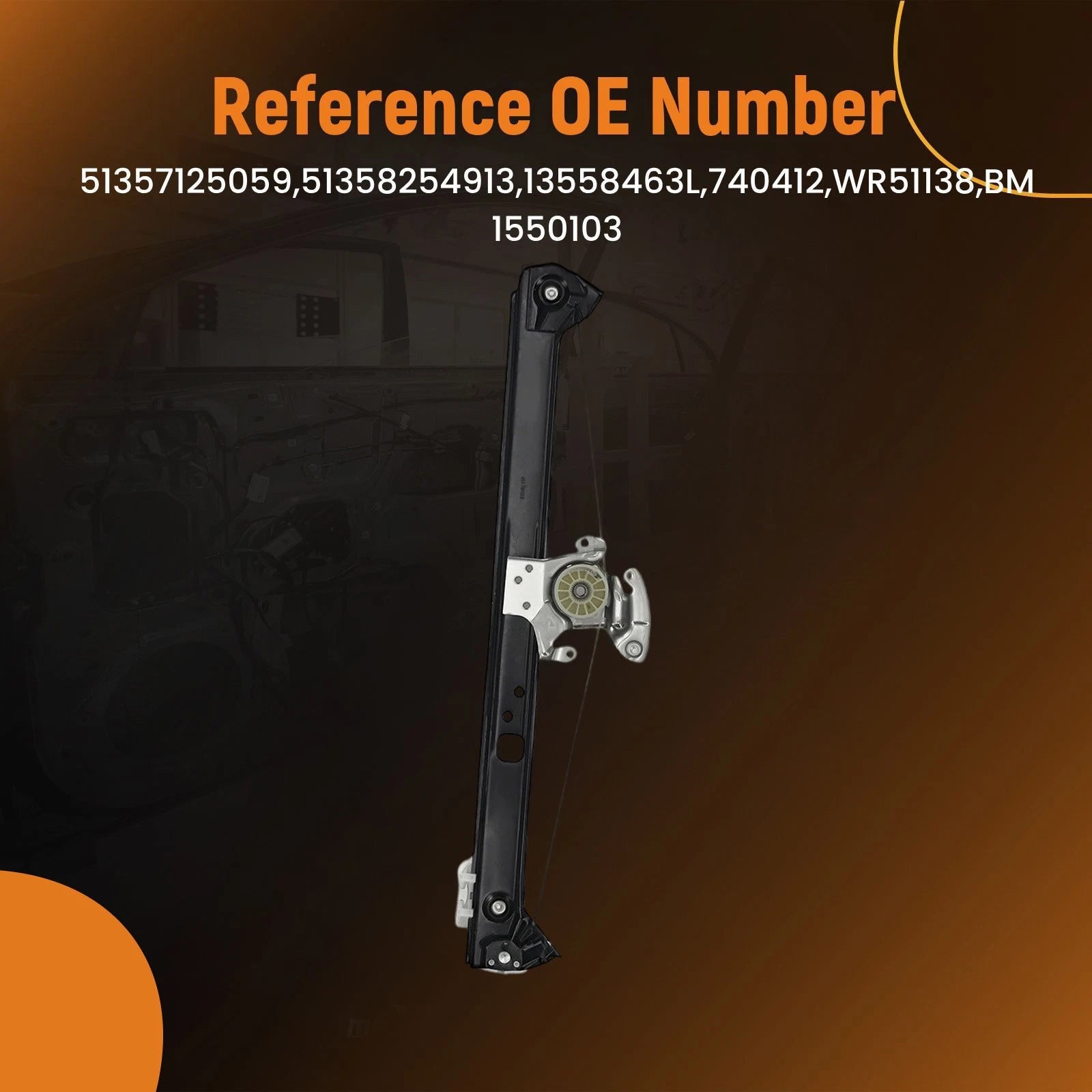Power Window Regulator for BMW X5 E53 (2000-2006)