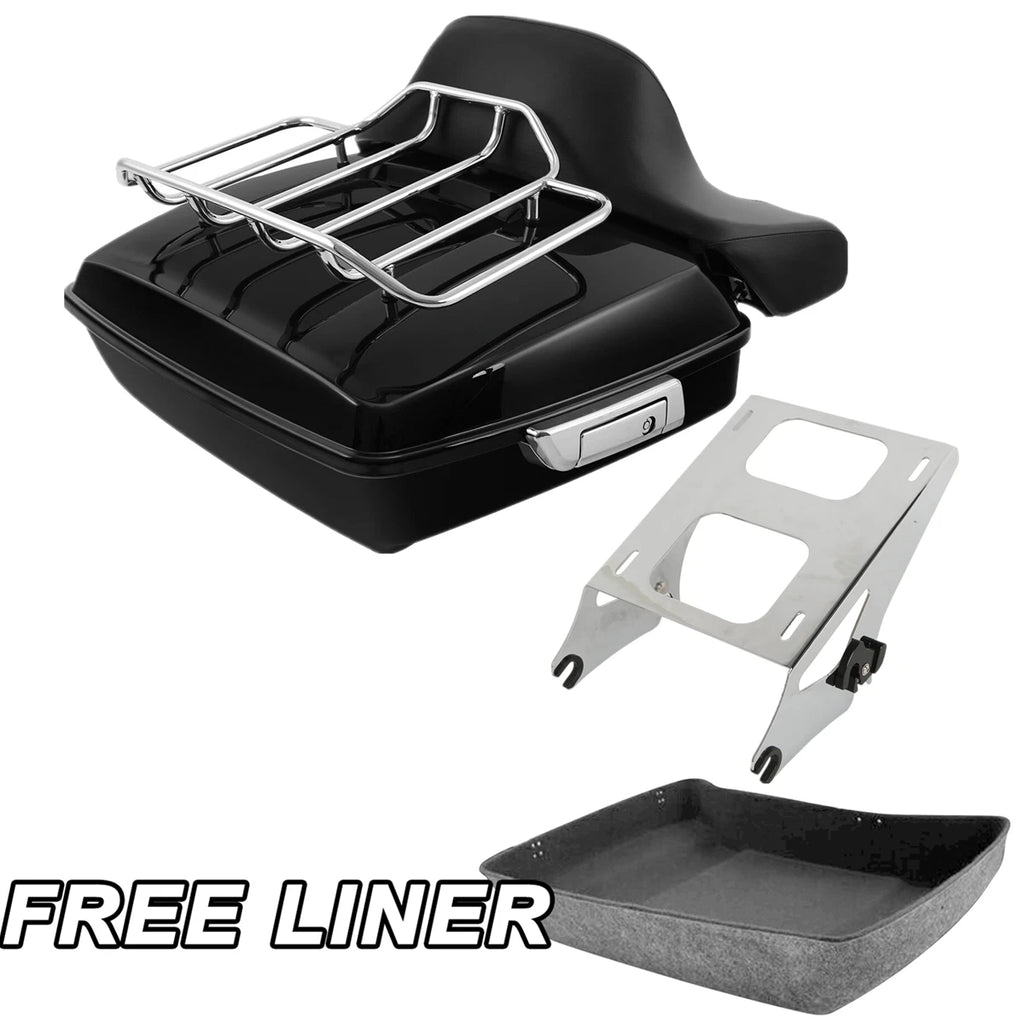 Chopped Trunk Pad Mount Rack for Harley Touring Electra Glide (2014–Present)