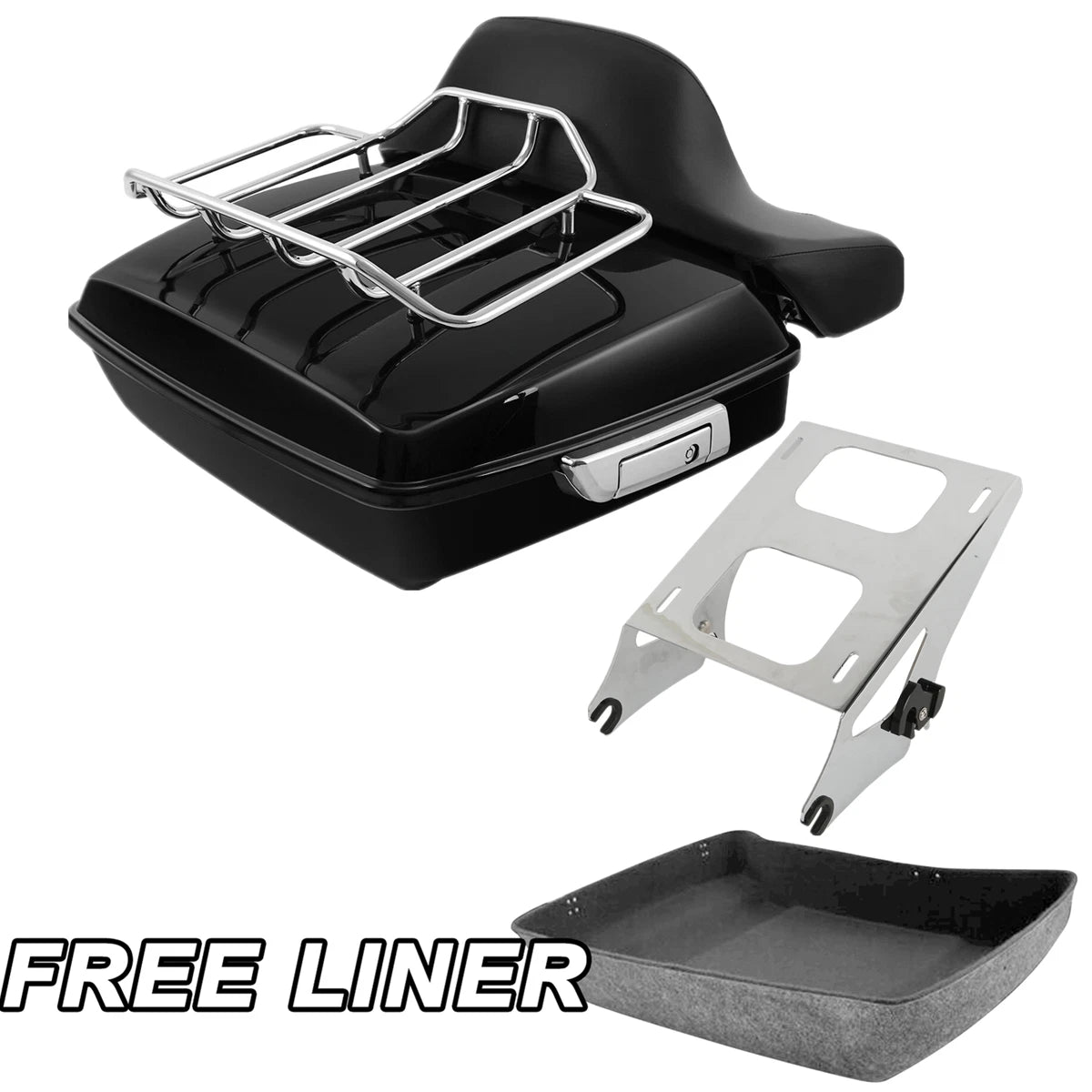 Chopped Trunk Pad Mount Rack for Harley Touring Electra Glide (2014–Present)