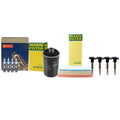 Set of 4 Denso Double Platinum Spark Plugs & Coils for Audi A4