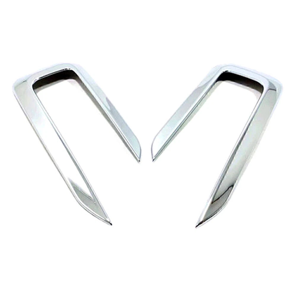 2Pcs Chrome Fog Lamp Cover Trim for Volvo XC40 (2019–2020)