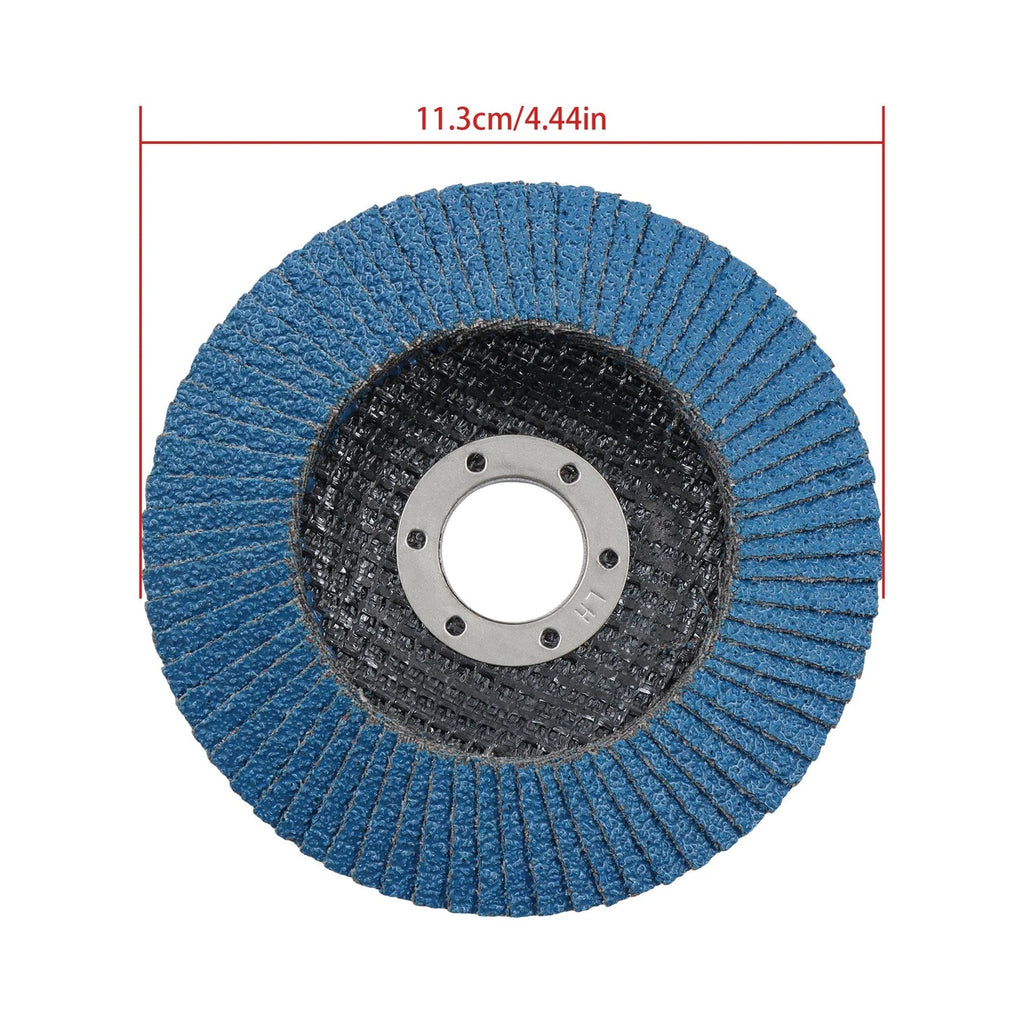 Set of 20 Flap Discs 4.5" for Angle Grinder (Various Grits)