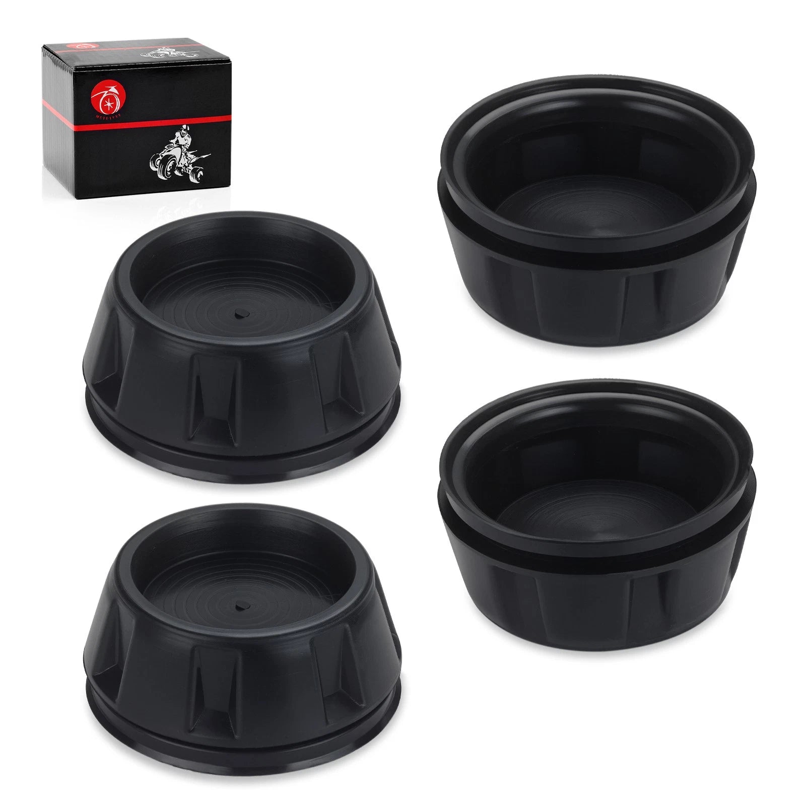 Set of 4 Wheel Center Caps for Honda Talon 1000, Pioneer 700, 1000, Foreman Rubicon 500, 520