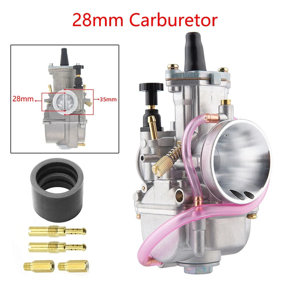 28mm Carburetor for PWK28 Keihin KOSO OKO Dirt Pit Bike ATV Go Kart