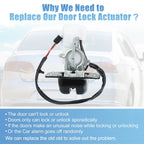 Liftgate Trunk Lid Lock Actuator with Cable for Ford Escape (2013–2019) No.CJ5Z7843150A