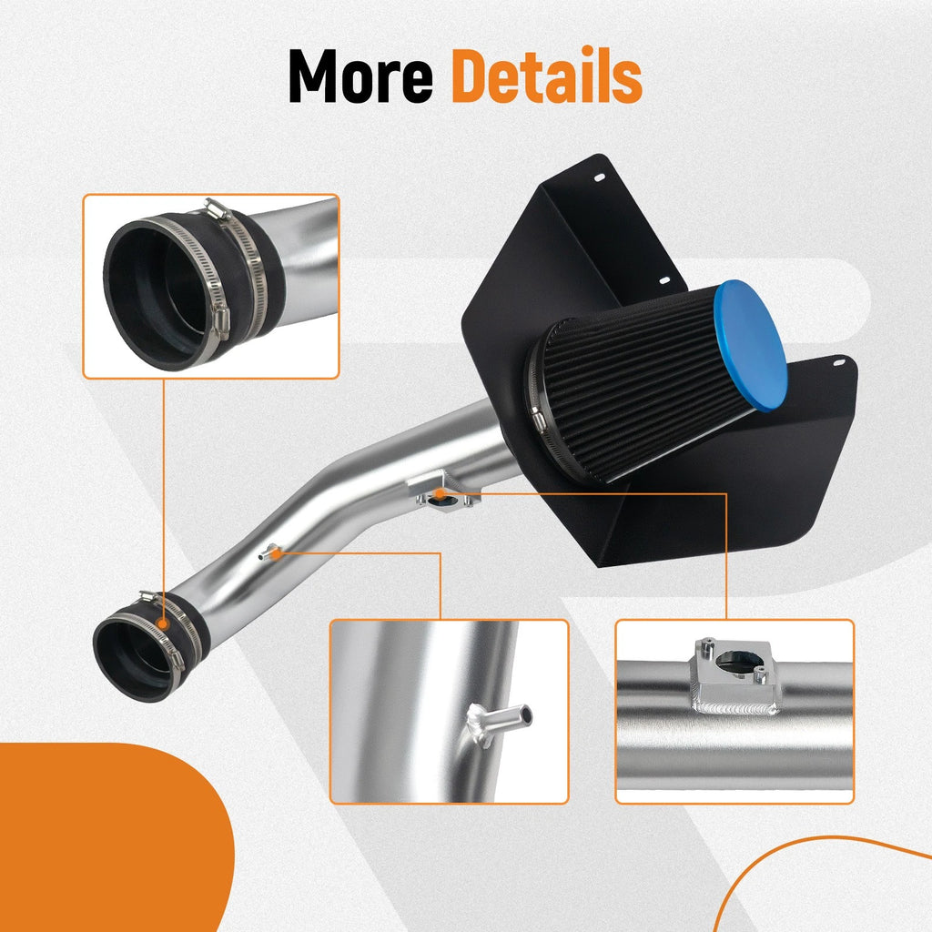 Cold Air Intake Kit for Chevy GMC 1500 V8 4.8L 5.3L 6.0L (2009–2014)