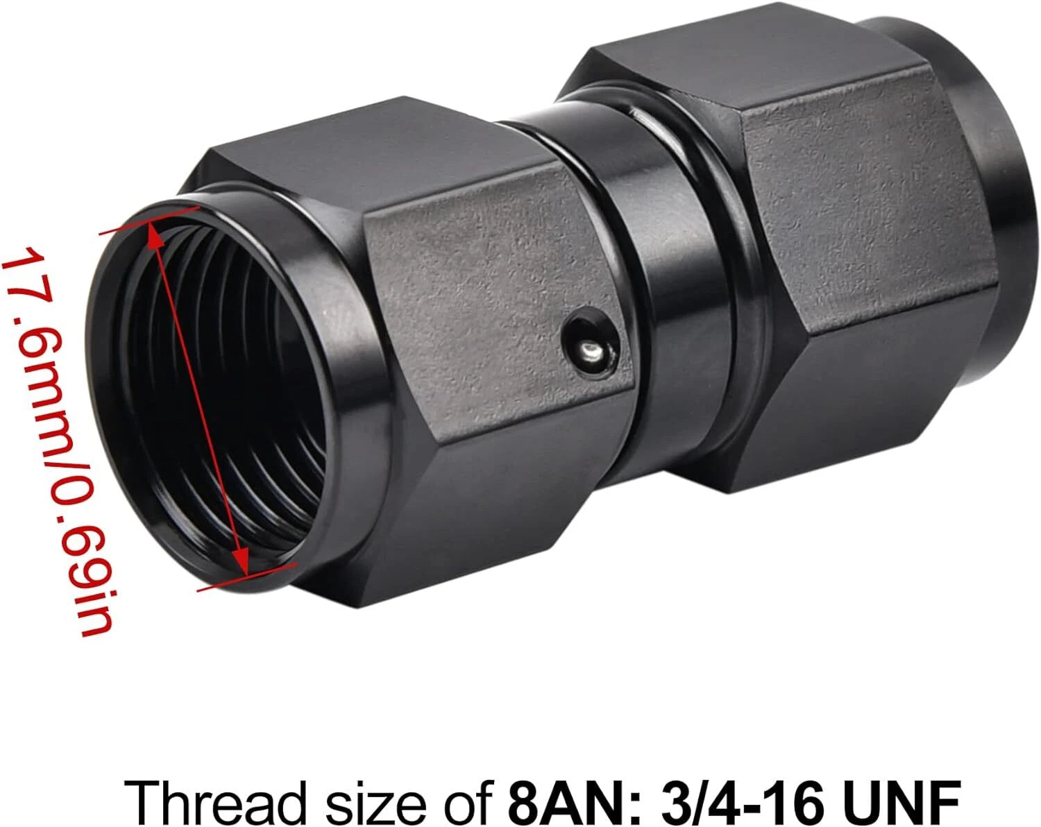 Straight Swivel Coupler Union Fitting for Female 6AN 8AN 10AN (2010–2020)