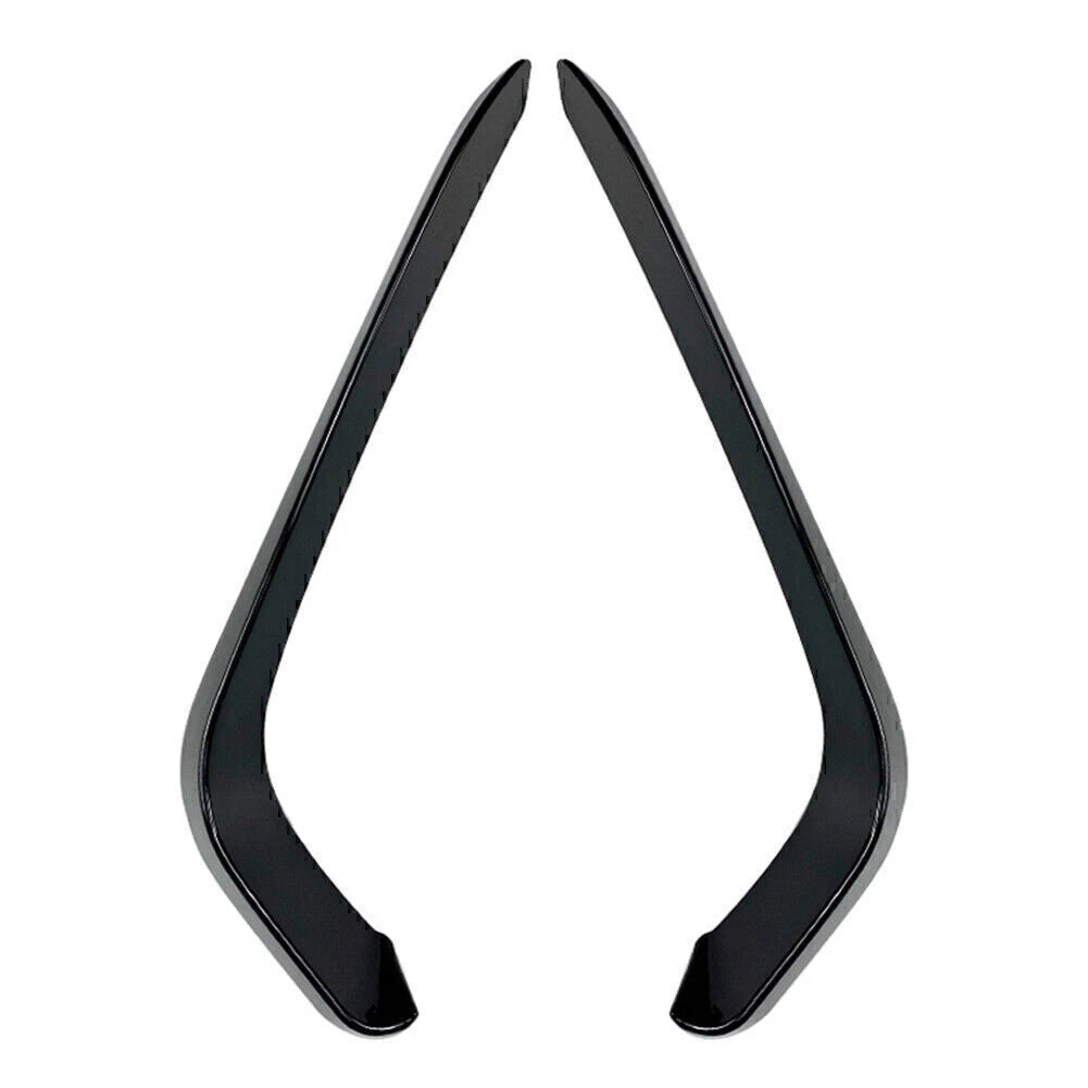 ABS Black Front Fog Light Lamp Strip Trim for VW Passat Variant (2017–2018)