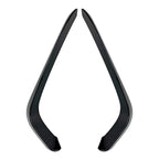 ABS Black Front Fog Light Lamp Strip Trim for VW Passat Variant (2017–2018)
