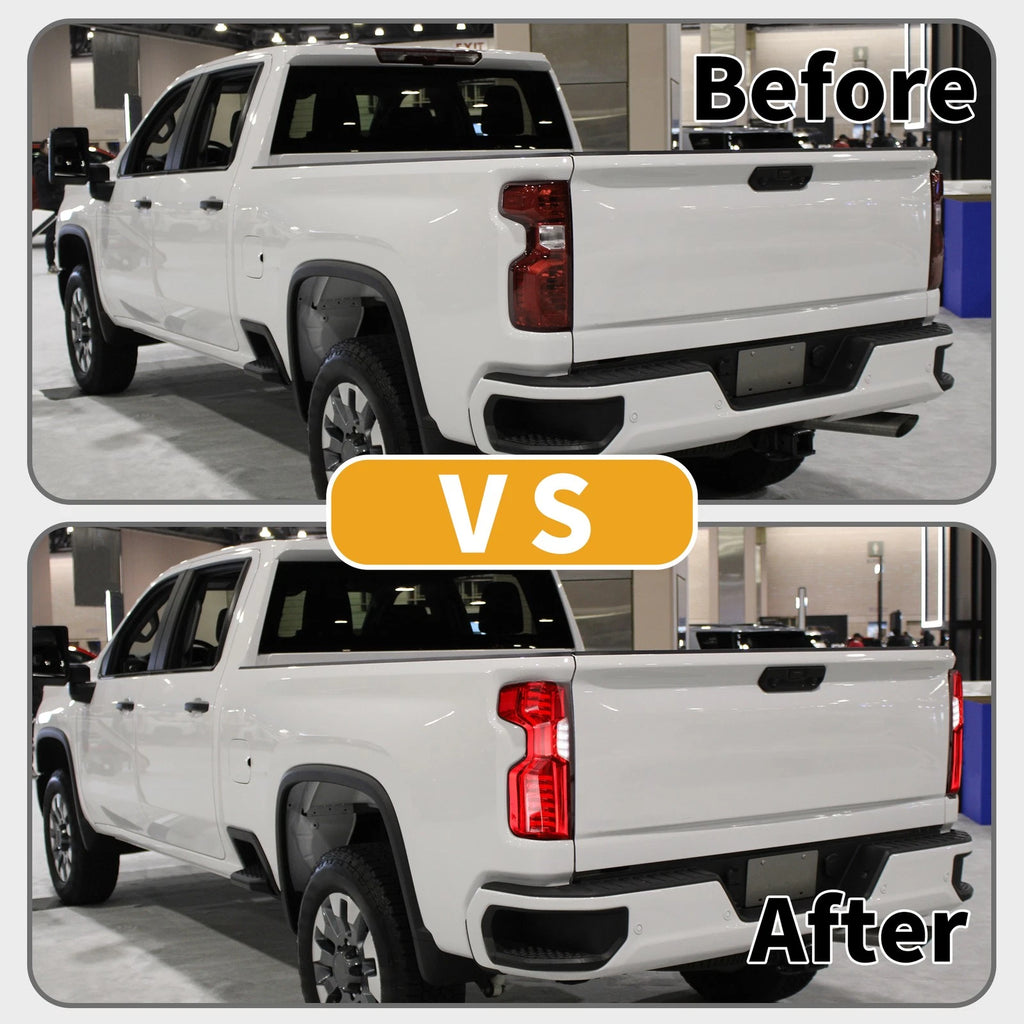 OLED Brake Tail Lights Assembly for Chevy Silverado 1500 2500HD 3500HD (2014–2019)