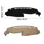 Car Dashboard Cover Black Non-Slip Mat for Honda N-BO JF3 JF4 (2018-2023)
