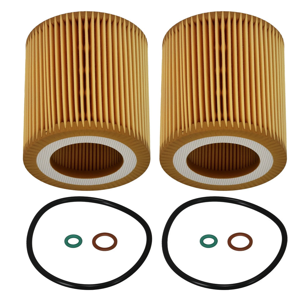 Oil Filter Kit 2X for BMW 128i 135i 323i 325i 328i 330i (2006–2013)