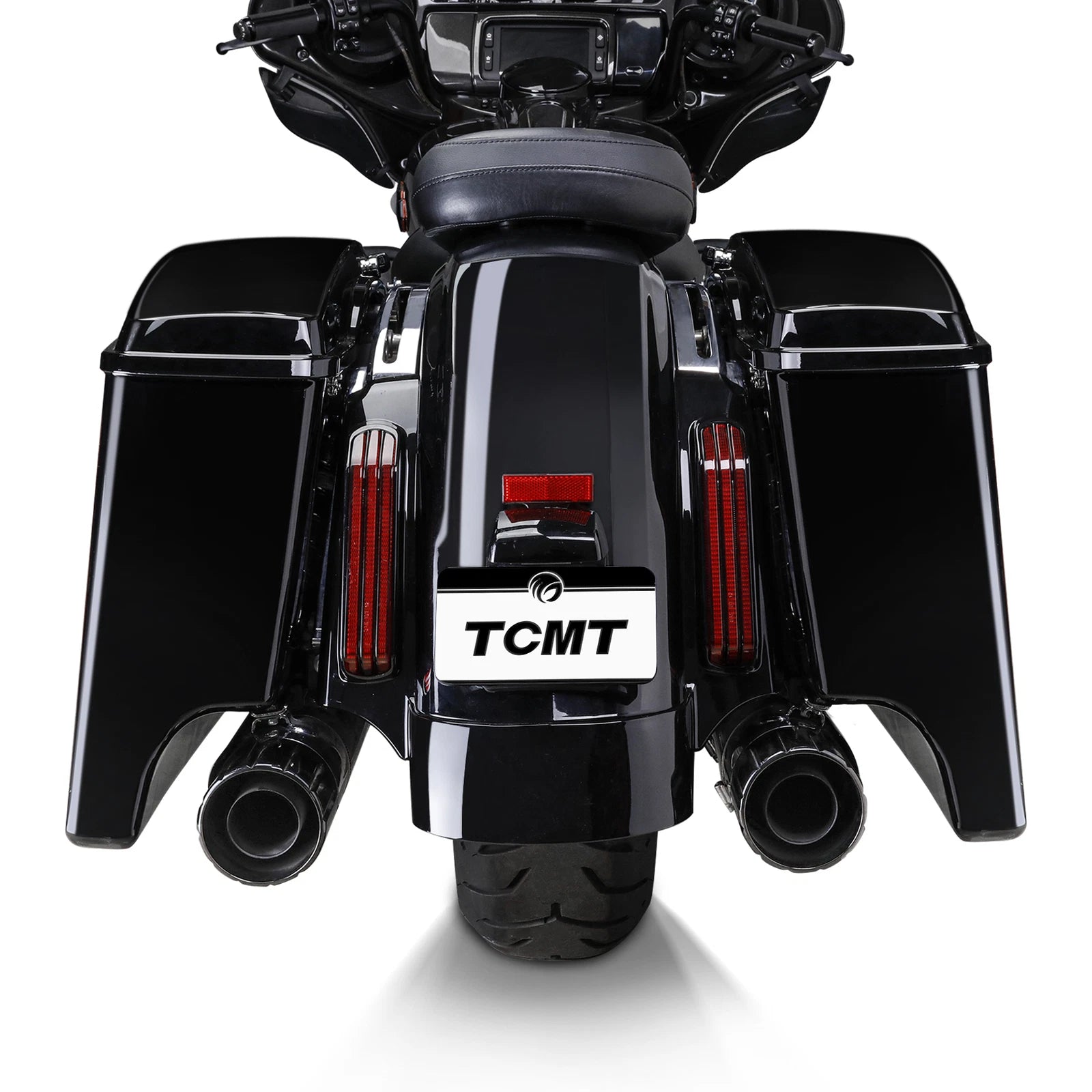 5" Stretched Extended Hard Saddle Bags for Harley Touring Road Glide (2014–2023)